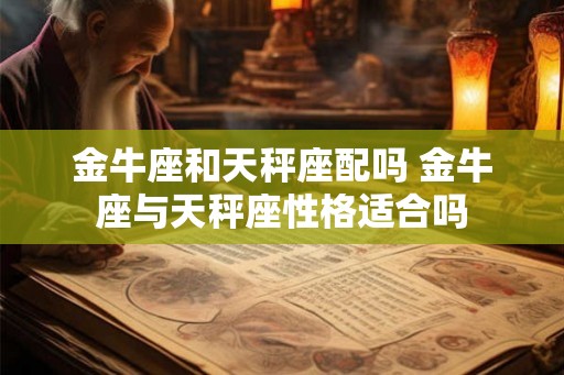 金牛座和天秤座配吗 金牛座与天秤座性格适合吗
