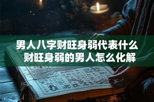 男人八字财旺身弱代表什么  财旺身弱的男人怎么化解