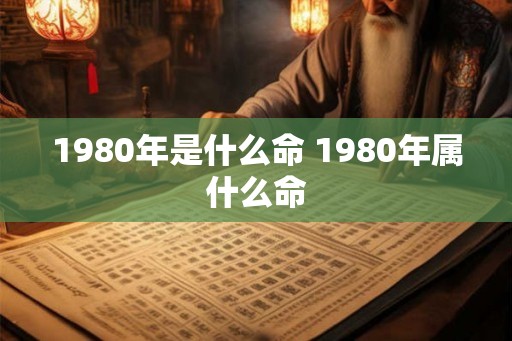 1980年是什么命 1980年属什么命 1980年是什么命 1980年属什么命