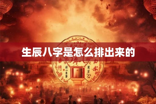 生辰八字是怎么排出来的
