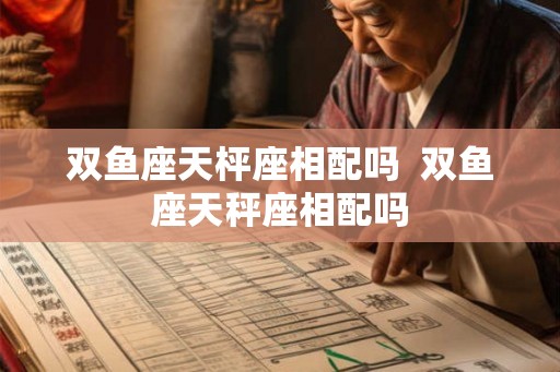 双鱼座天枰座相配吗  双鱼座天秤座相配吗