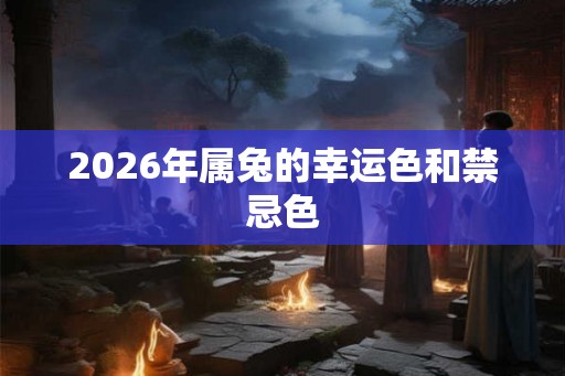 2026年属兔的幸运色和禁忌色