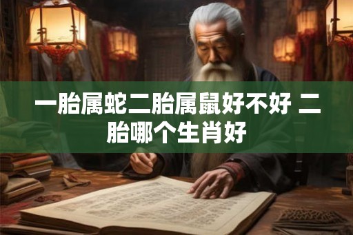 一胎属蛇二胎属鼠好不好 二胎哪个生肖好