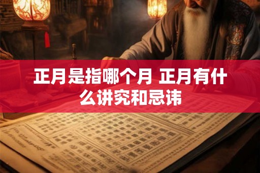 正月是指哪个月 正月有什么讲究和忌讳 正月是指哪个月 正月有什么讲究和忌讳
