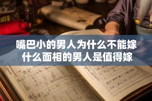 嘴巴小的男人为什么不能嫁 什么面相的男人是值得嫁的人