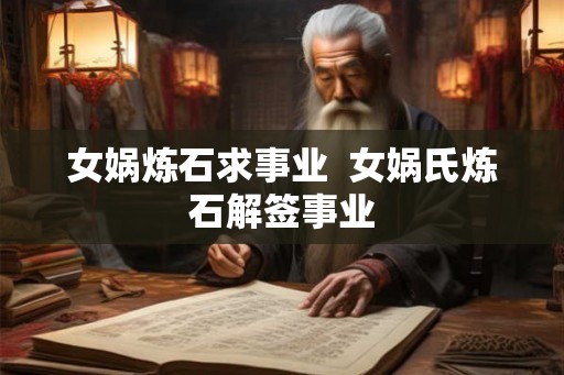 女娲炼石求事业  女娲氏炼石解签事业