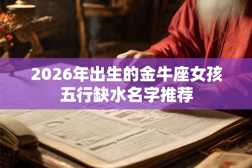 2026年出生的金牛座女孩五行缺水名字推荐