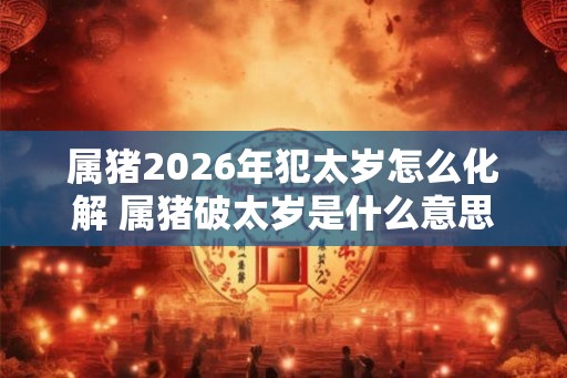 属猪2026年犯太岁怎么化解 属猪破太岁是什么意思 属猪2026年犯太岁怎么化解 属猪破太岁是什么意思