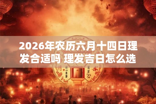 2026年农历六月十四日理发合适吗 理发吉日怎么选