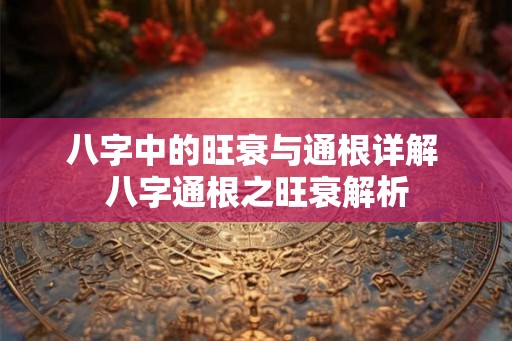 八字中的旺衰与通根详解 八字通根之旺衰解析