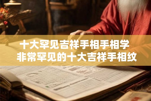 十大罕见吉祥手相手相学 非常罕见的十大吉祥手相纹 十大罕见吉祥手相手相学 非常罕见的十大吉祥手相纹