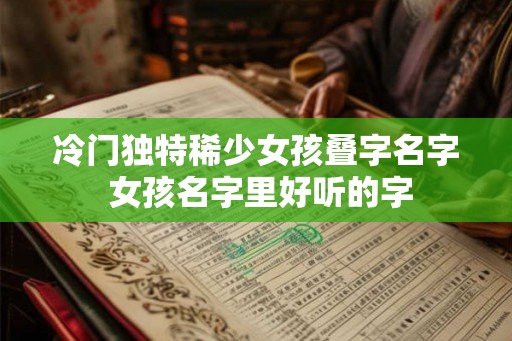 冷门独特稀少女孩叠字名字 女孩名字里好听的字