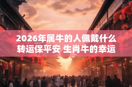 2026年属牛的人佩戴什么转运保平安 生肖牛的幸运挂饰 2026年属牛的人佩戴什么转运保平安 生肖牛的幸运挂饰