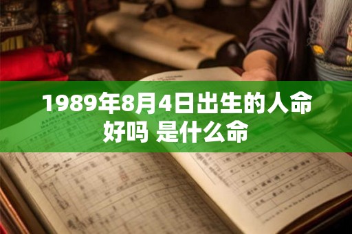 1989年8月4日出生的人命好吗 是什么命 1989年8月4日出生的人命好吗 是什么命