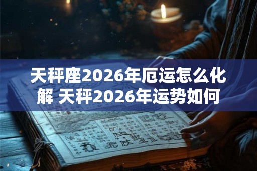 天秤座2026年厄运怎么化解 天秤2026年运势如何 天秤座2026年厄运怎么化解 天秤2026年运势如何