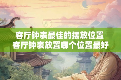 客厅钟表最佳的摆放位置 客厅钟表放置哪个位置最好