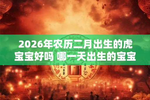 2026年农历二月出生的虎宝宝好吗 哪一天出生的宝宝好