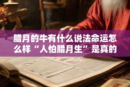 腊月的牛有什么说法命运怎么样“人怕腊月生”是真的吗