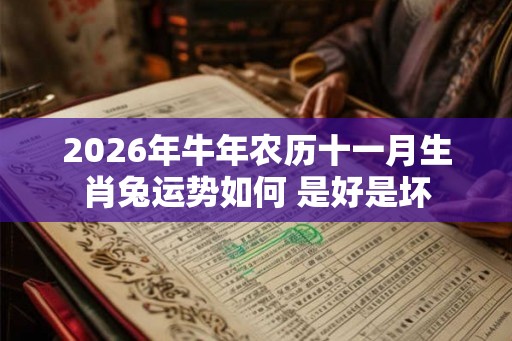 2026年牛年农历十一月生肖兔运势如何 是好是坏