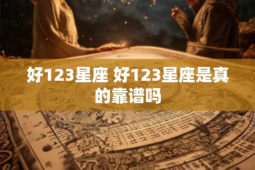 好123星座 好123星座是真的靠谱吗
