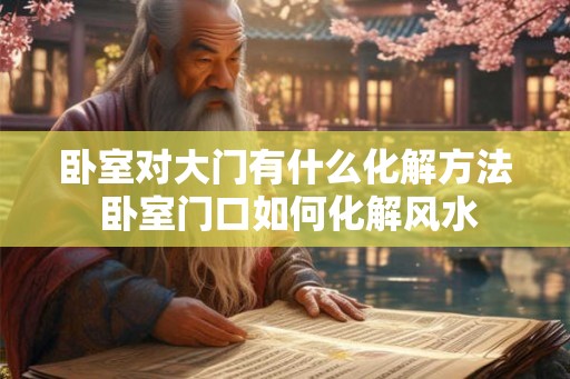 卧室对大门有什么化解方法 卧室门口如何化解风水