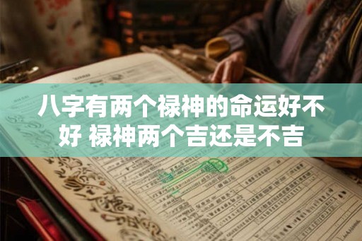 八字有两个禄神的命运好不好 禄神两个吉还是不吉
