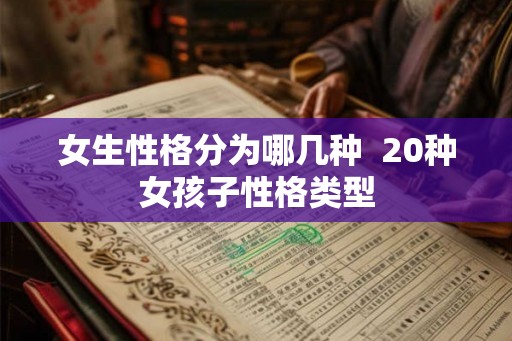 女生性格分为哪几种  20种女孩子性格类型