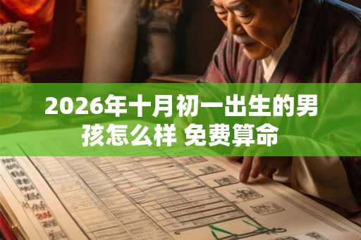 2026年十月初一出生的男孩怎么样 免费算命