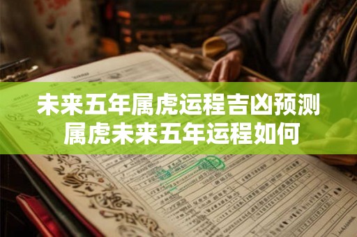 未来五年属虎运程吉凶预测 属虎未来五年运程如何 未来五年属虎运程吉凶预测 属虎未来五年运程如何