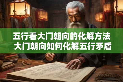 五行看大门朝向的化解方法 大门朝向如何化解五行矛盾