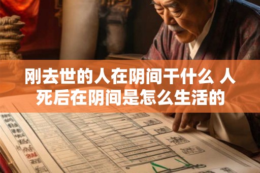 刚去世的人在阴间干什么 人死后在阴间是怎么生活的