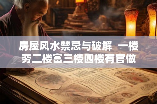 房屋风水禁忌与破解  一楼穷二楼富三楼四楼有官做