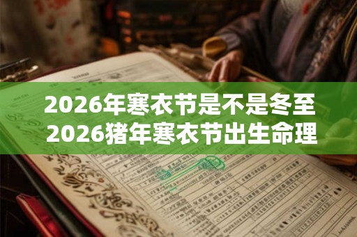 2026年寒衣节是不是冬至 2026猪年寒衣节出生命理
