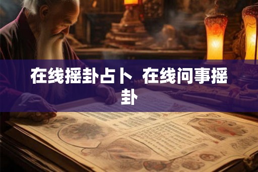 在线摇卦占卜  在线问事摇卦