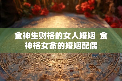 食神生财格的女人婚姻  食神格女命的婚姻配偶