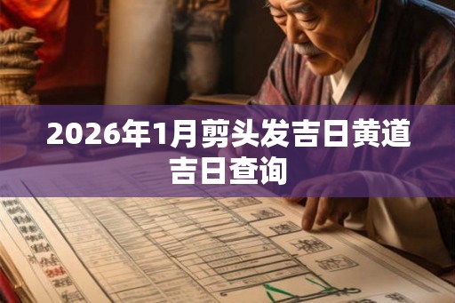 2026年1月剪头发吉日黄道吉日查询 2026年1月剪头发吉日黄道吉日查询