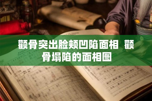 颧骨突出脸颊凹陷面相  颧骨塌陷的面相图