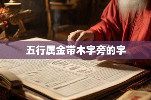 五行属金带木字旁的字