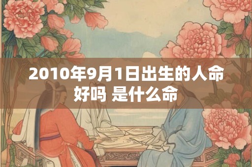 2010年9月1日出生的人命好吗 是什么命