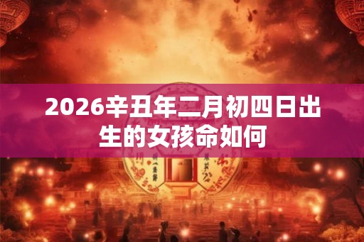 2026辛丑年二月初四日出生的女孩命如何