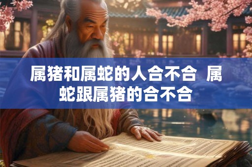 属猪和属蛇的人合不合  属蛇跟属猪的合不合