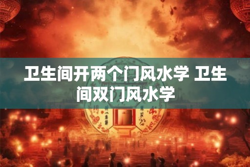卫生间开两个门风水学 卫生间双门风水学