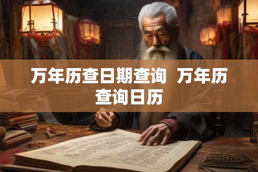 万年历查日期查询  万年历查询日历