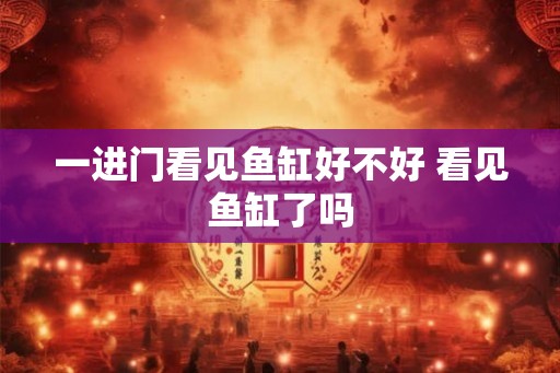 一进门看见鱼缸好不好 看见鱼缸了吗 一进门看见鱼缸好不好 看见鱼缸了吗
