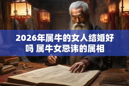 2026年属牛的女人结婚好吗 属牛女忌讳的属相
