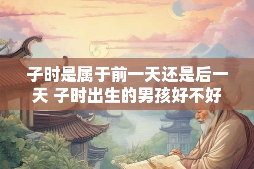 子时是属于前一天还是后一天 子时出生的男孩好不好