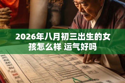 2026年八月初三出生的女孩怎么样 运气好吗 2026年八月初三出生的女孩怎么样 运气好吗