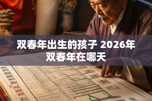 双春年出生的孩子 2026年双春年在哪天 双春年出生的孩子 2026年双春年在哪天