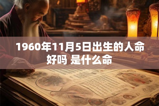 1960年11月5日出生的人命好吗 是什么命