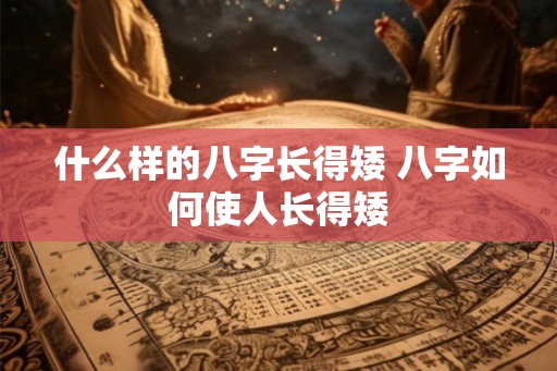 什么样的八字长得矮 八字如何使人长得矮